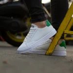 کفش برشکا سفید سبز مردانه