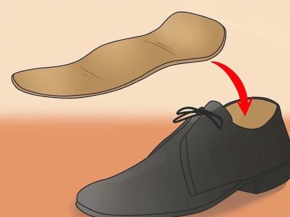 تنگ کردن کفش با استفاده از کفی