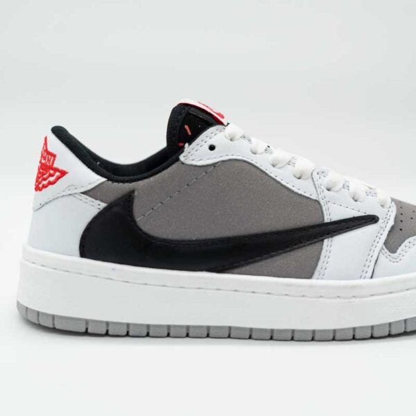 کتونی ترویس سفید طوسی ست زوج