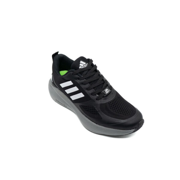 کتونی آدیداس راحتی مشکی طوسی سایز 46