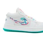 جردن 1 گلف سفید سبز دخترانه