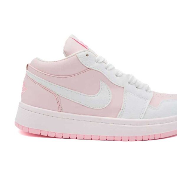 خرید کتونی جردن 1 صورتی سفید