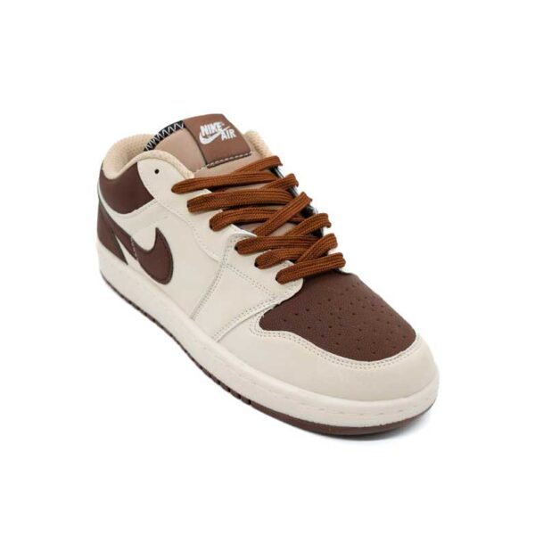 کتونی جردن وان قهوه ای کرم مردانه