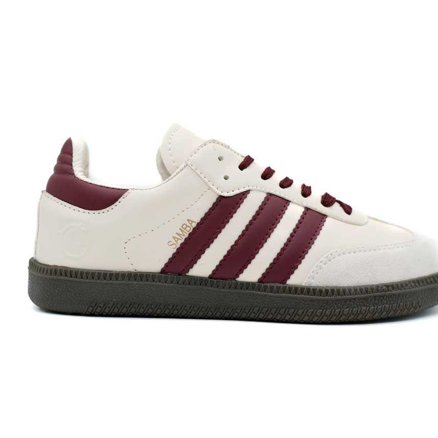 کتونی سامبا کرم زرشکی دخترانه