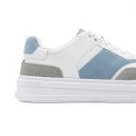 کتونی مردانه Bershka سفید آبی t سایز 45
