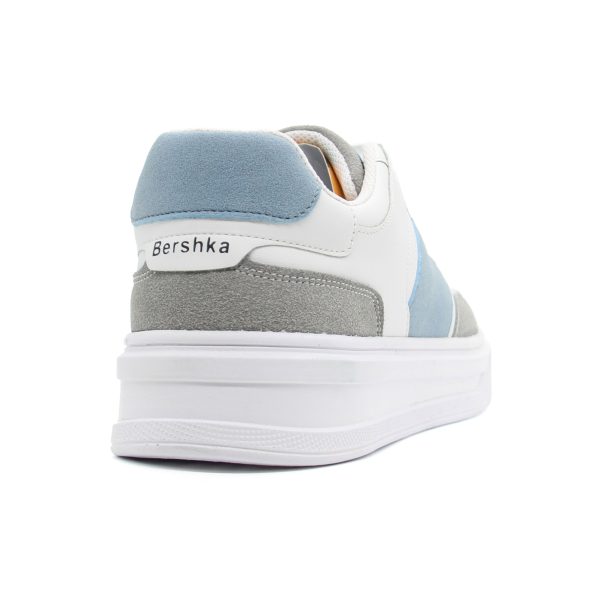 کتونی مردانه Bershka سفید آبی t بزرگپا