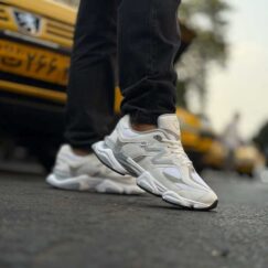 کتونی 9060 سفید طوسی سایز بزرگ