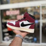 قیمت کتونی ایرجردن 1 زرشکی سفید