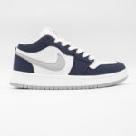 کتونی جردن 1 سرمه ای سفید