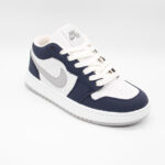 کفش اسپرت جردن 1 سرمه ای سفید