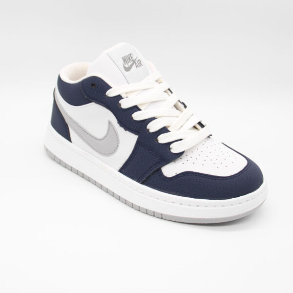 کفش اسپرت جردن 1 سرمه ای سفید