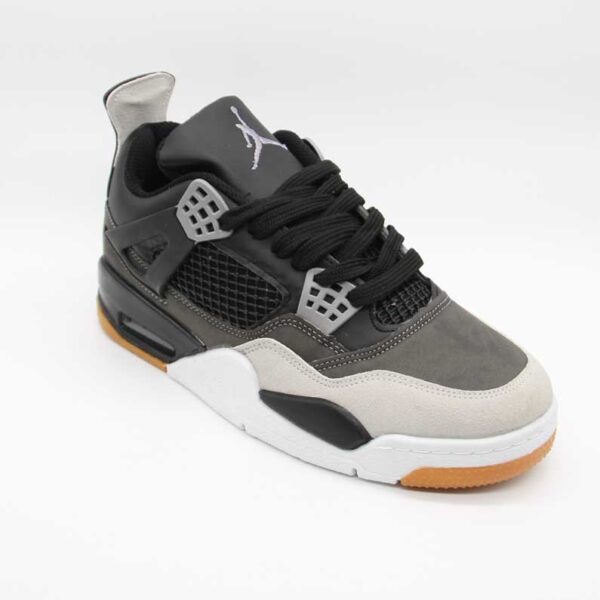 کتونی جردن 4 مشکی طوسی سایز 46