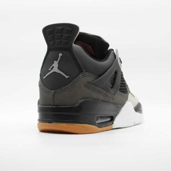 کتونی جردن 4 مشکی طوسی سایز 47