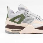 کتونی جردن 4 طوسی کرم مردانه