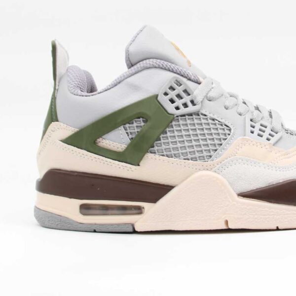 کتونی جردن 4 طوسی کرم مردانه