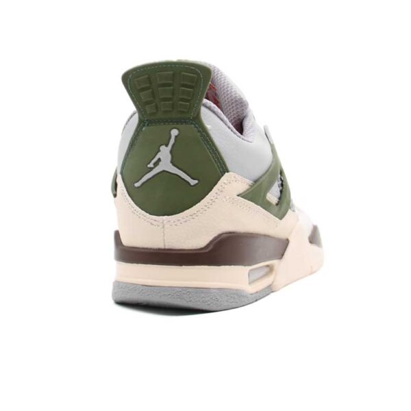 کتونی جردن 4 طوسی کرم سایز 47