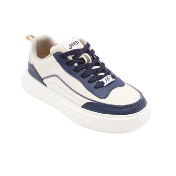 کتونی کژوال جیپ کرم سرمه ای