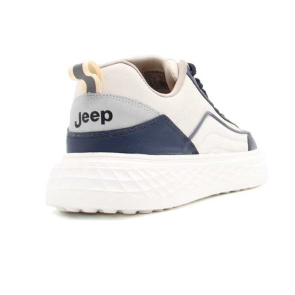 کتونی اسپرت جیپ کرم سرمه ای