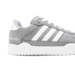 کتونی آدیداس داسلر طوسی سفید مردانه