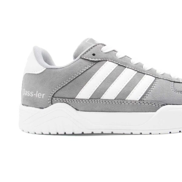 کتونی آدیداس داسلر طوسی سفید مردانه