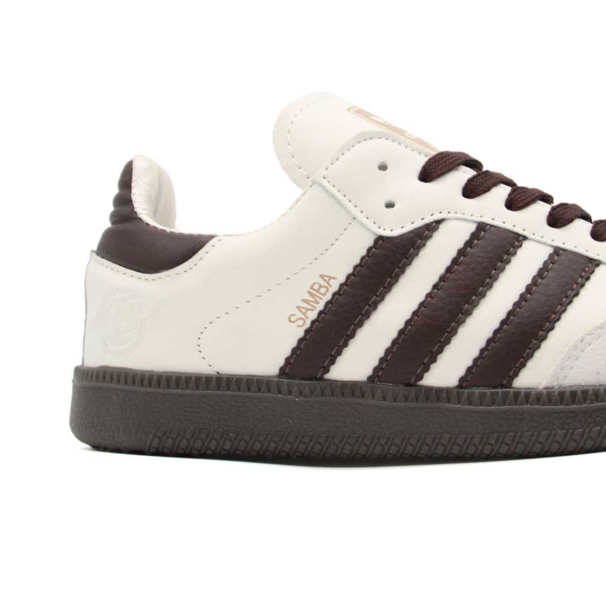 کتونی آدیداس سامبا کرم قهوه ای ترند