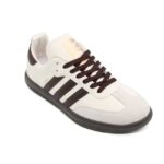 کتونی آدیداس سامبا کرم قهوه ای دخترانه و زنانه